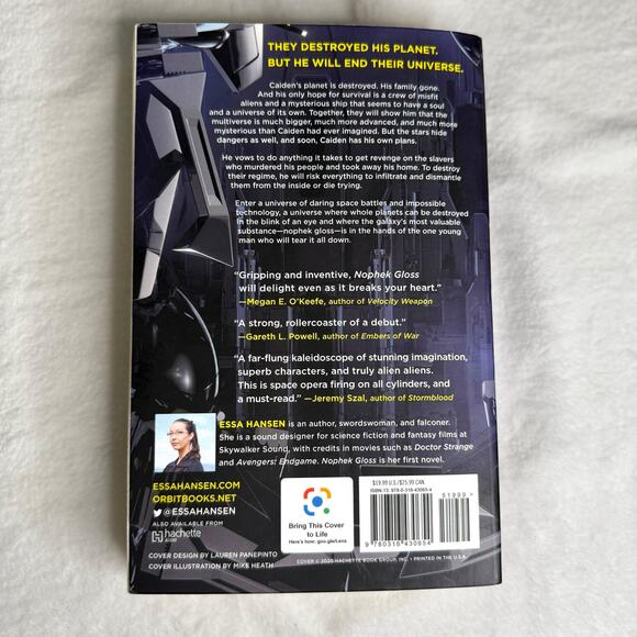 Nophek Gloss by Essa Hansen (2020) First Edition Trade Paperback Sci-Fi Novel - Picture 2 of 10